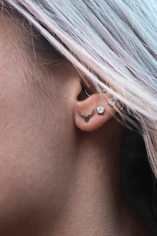 Silver Ox Studs | Limited Edition - Unisex